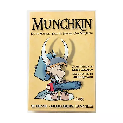 SJG Board Games Munchkin (2001 Ed) W/Unnatural Axe (1st Ed) NM • $30