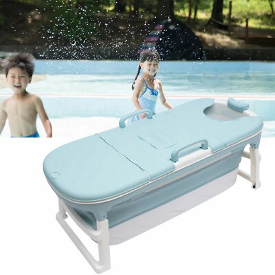 $170 • Buy Portable Adult Bathtub Water Tub Folding Spa Bath Bucket Barrel Soaking Tub Spa