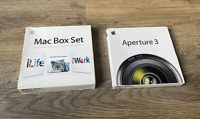 Genuine Apple Software Bundle- Mac Box Set ILife/ IWork/ Mac Os X- Aperture 3 • £29.99