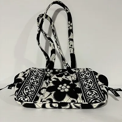 Vera Bradley Night Day Black And White Quilted Tote Bag RETIRED • $12.97