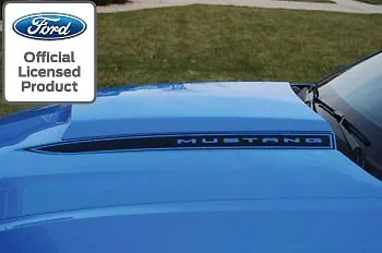 2010-2012 Ford Mustang Hood Spear Cowl Stripe Graphic Decal Sticker Package LOA • $26.96