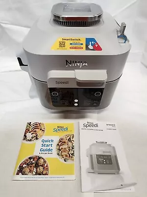 Ninja SF303CO 12-in-1 6 Quart Speedi Rapid Cooker & Air Fryer In Off White • $65