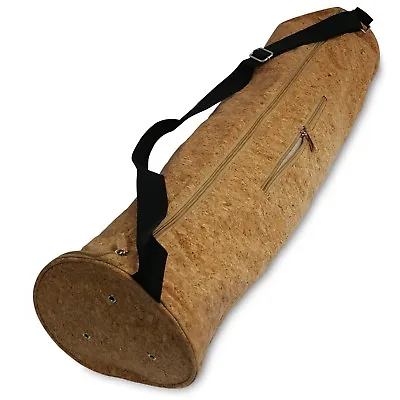 Eco Friendly Yoga Mat Bag Cork Tote Fitness Yoga Duffel Fits Yoga Mats Up To 28” • $9.75