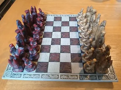 Anne Carlton Napoleonic Chessmen And Board • £60