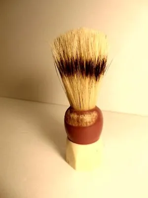 Older Made Rite Shaving Brush Marked   Set In Rubber Pure Bristle 150  • $16.99