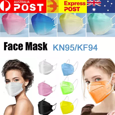 100X N95 KN95 FFP2 KF94 Certified Disposable Respirator 3D Face Mask 4/5Layer • $11.58