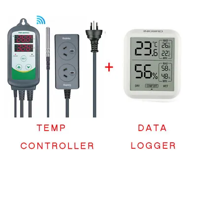 $67.99 • Buy Inkbird ITC-308 WIFI Temperature Controller Thermostat +Temp Humidity Recorder