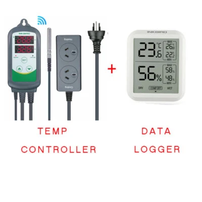 $67.99 • Buy Inkbird ITC-308 WIFI Temperature Controller Thermostat +Temp Humidity Recorder