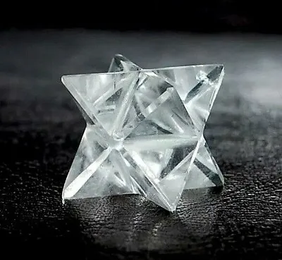 Crystal For Immune System - Clear Quartz Gemstone Merkaba Star Keepsake Gift  • £12.99