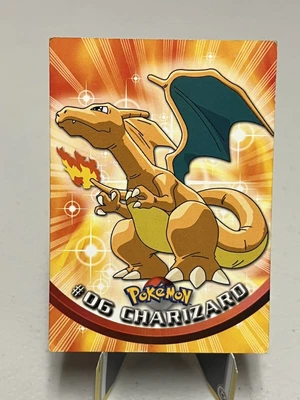 $10 • Buy Pokemon Charizard #06 Non Holo Topps 1999 TV Animation Edition BLUE Label HP