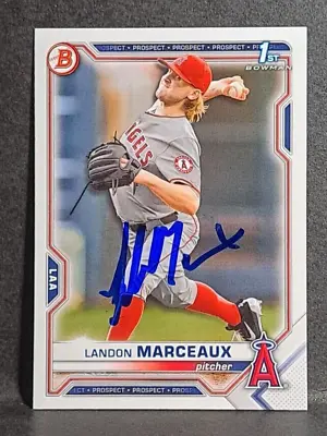 2021 Bowman Draft Landon Marceaux Bowman Auto Signed In Person 1st Bowman • $1.49