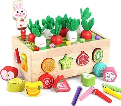 $100 • Buy PELOSTA Toddler Montessori Toys For Baby Boys Girls Age 2 3 4 5 Year Old,Wooden 
