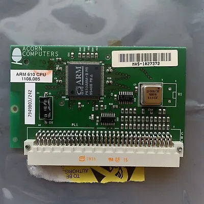 33MHz Acorn Risc PC ARM610 Processor Card CPU ARM 610 • £29.99