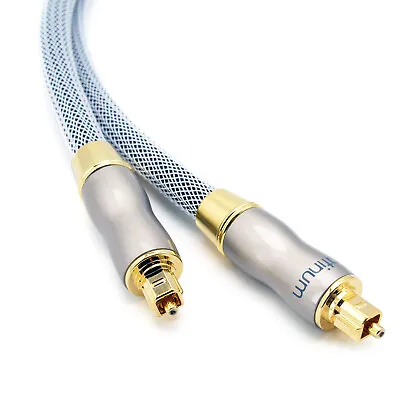 1.5 METRE PREMIUM OPTICAL DIGITAL AUDIO Lead SURROUND SOUND TOSLink SPDIF Cable • £4.49