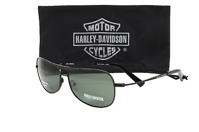 Harley Davidson Men's Aviator Metal Polarized Sunglasses HDX834 BLK-2 Black NWT • $24.99