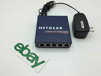 NetGear ProSafe GS105 V4 5-Port Gigabit   Ethernet Switch ~ FREE S/H • $17.99