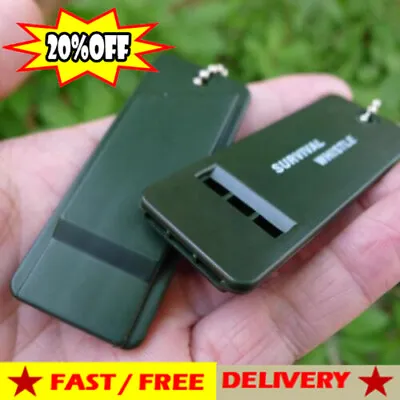 Survival Whistle Plastic Super Loud Emergency Whistle Hiking Outdoor A9Y1 • $1.02