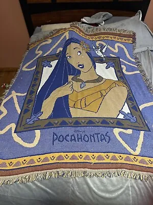 Vintage Rare Disney Pocahontas Blanket Quilt • $25