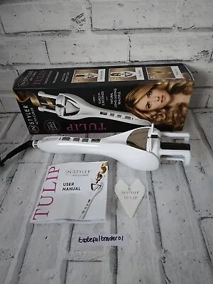 InStyler Tulip Auto Curler Automatic Curling Tong Iron Wave Machine Superb Cond • £17.99