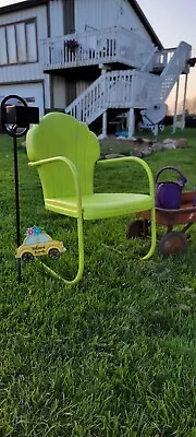 Vintage Metal Clamshell Chair - Adult • $200