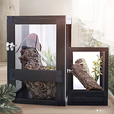 ✨ Tall Breeding Mesh Box Large Tall Screen Cage Reptile Enclosure Chameleon US! • $58