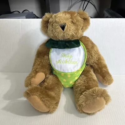 The Vermont Teddy Bear Company Posable Bear Large Plush 16” Baby McArthur • $16