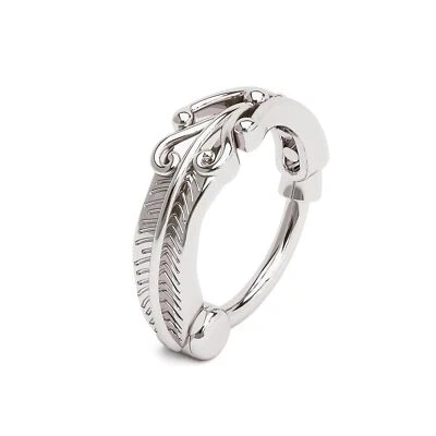 Orecchini A Monachella Con Piuma In Argento 925 – Fatti A Mano, Lunghezza 34 Mm – Gioiello Unisex Dal Significato Spirituale – Idea Regalo Vintage
