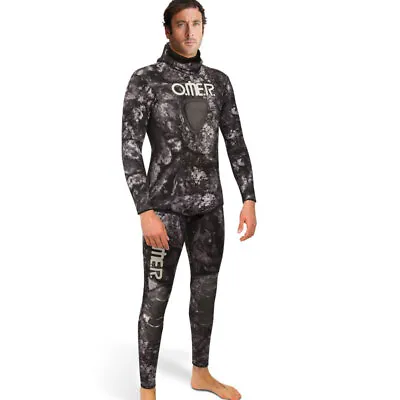Omer BlackStone Camouflage Wetsuit 1.7 Mm Double Lined Neoprene • $190.97