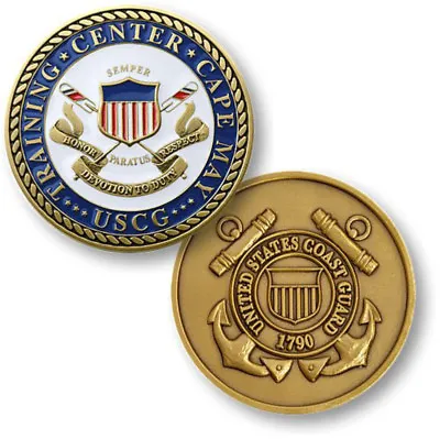 NEW U.S. Coast Guard Training Center Cape May NJ Challenge Coin. • $15.99