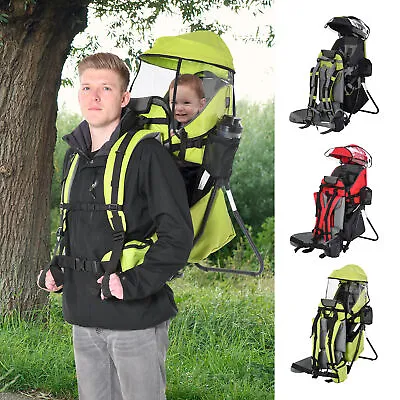 £66.99 • Buy Baby Backpack Carrier For Hiking With Ergonomic Hip Seat Detachable Rain Cover