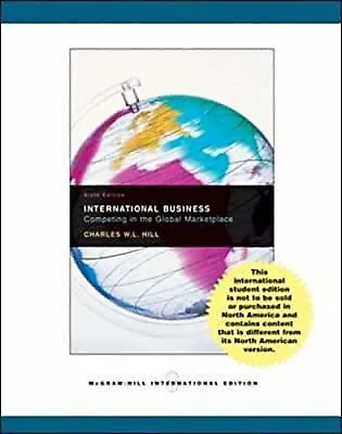 £3.32 • Buy International Business With Online Learning Center Access Card, Hill, Charles W.
