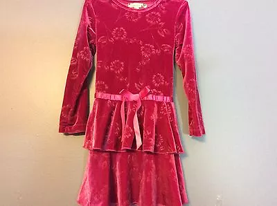 Speechless Girls Dress Size 5 Rose Sparkles Layered Skirt Formal 122 • $14.99