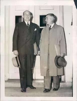 1938 Press Photo DC Asst War Secretary Louis Johnson & Charles Edison • $19.99