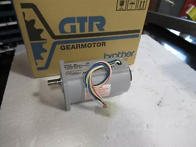 Brother Gear Motor GF12N080-BPLD1NX 115 Volts 1/30 Hp 80:1 Ratio 1/2  Shaft NEW • $35