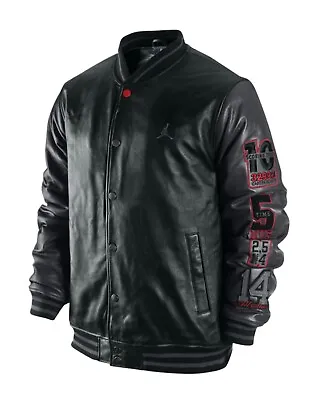 Michael Jordan Hall Of Fame Letterman Jacket Size L Only One On EBay -brand New • $3499.95