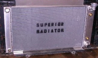 $390 • Buy V-8 V 8 S10 Aluminum Radiator V8 Conversion 2 Row 