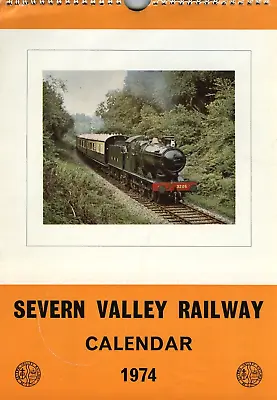 Severn Valley Railway 1974 Wall Calendar Complete Original. (9185) • £10.85