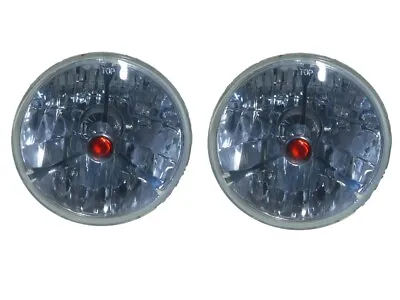 2X5 3/4  Hot Rod Tri-bar Clear Glass Lens Headlight Conversion Kit A1 • $35.99