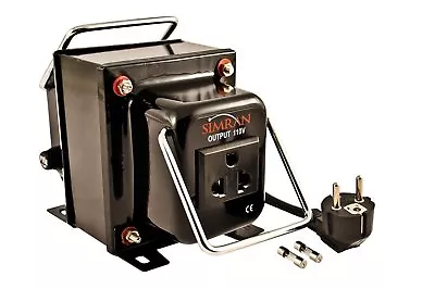 Simran THG-200 220/240V 110/120V Step Down Transformer 220 Volt To 110 Volt • $28.95