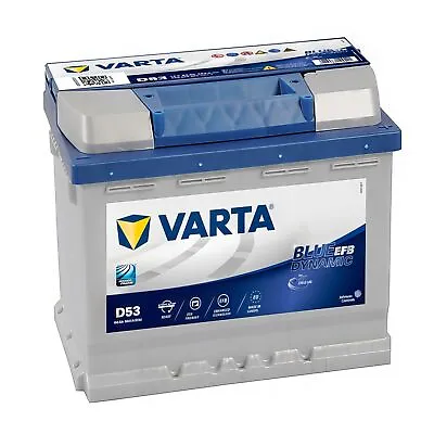 EFB 027 12V Car Battery 3 Year Guarantee 60AH 640CCA 0/1 B13 - Varta 560500064 • £155.85