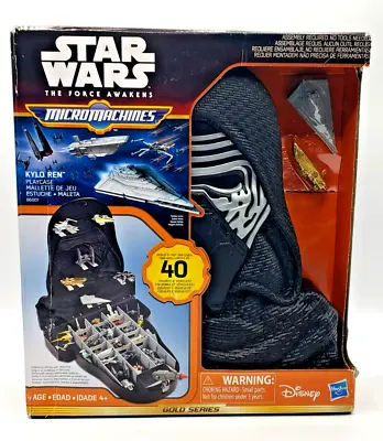 Star Wars The Force Awakens Micro Machines Kylo Ren Playcase FACTORY SEALED • $10.95