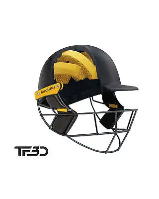 Masuri TF3D - T LIne Steel Senior Cricket Helmet - Navy • $330.11