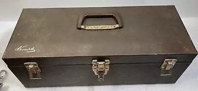 Vintage Kennedy Metal Toolbox Tool Box W/ Tools • $36