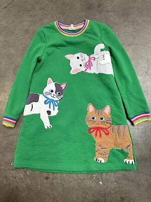 Mini Boden Cat Sweatshirt Dress 8-9Y • $15