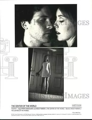 2001 Press Photo Molly Parker & Peter Sarsgaard In  The Center Of The World  • $17.99