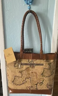 Patricia Nash European Map Bag With Dust Bag  • $70