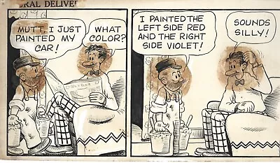 Comic Artist - AL SMITH - Signed Original Mutt & Jeff/Rural Delivery Strip • $25