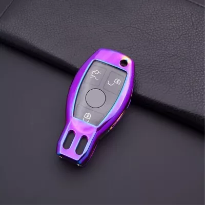 Auto Car Key Case Protective Zinc Alloy Shell For Mercedes Benz C200 C230 • $14.24