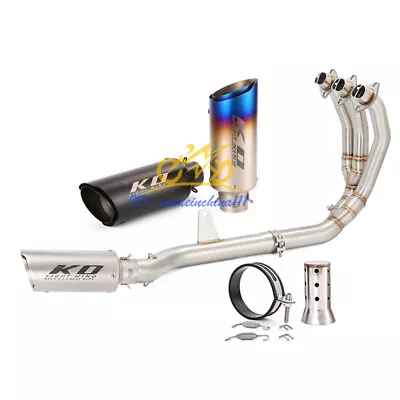 For Triumph Tiger 660 Trident 660 22-23 Exhaust System Pipe Motorcycle Muffler • $338.19