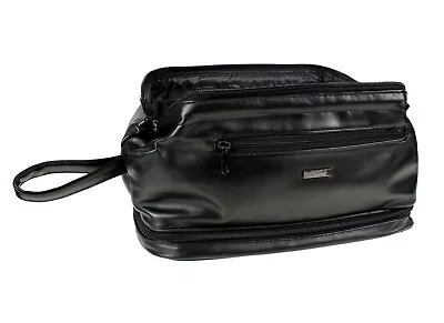 £7.50 • Buy  Mens Large Soft Black Toiletry Wash Bag Travel Toiletries